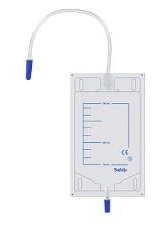 SACCA DI DRENAGGIO GAMBA PER INCONTINENZA TUBO 10 CM 10 PEZZI - farmachicca