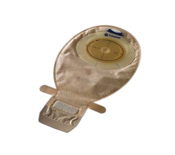 SACCA PER ILEOSTOMIA CON HIDE/AWAY APERTA RICOPERTA IN TESSUTO NON TESSUTO RITAGLIABILE CON VELCRO 10/76MM MISURA MAXI 650ML - farmachicca