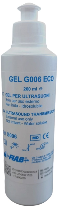 GEL PER APPARECCHI AD ULTRASUONI 260G - farmachicca