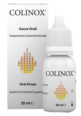 COLINOX SOSPENSIONE GASTROFUNZIONALE GOCCE OROSOLUBILI TRATTAMENTO METEORISMO AEROFAGIA COLICHE GASSOSE 20 ML - farmachicca