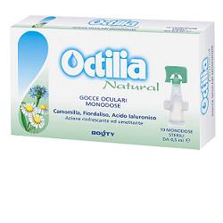 OCTILIA NATURAL GOCCE OCCHI IRRITATI E ARROSSATI 10 FLACONCINI MONODOSE 0,5 ML - farmachicca