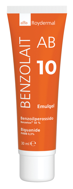 SEBOREGOLATORE/PURIFICANTE PER LA PELLE DEL VISO BENZOLAIT AB 10 EMULGEL 30 ML - farmachicca
