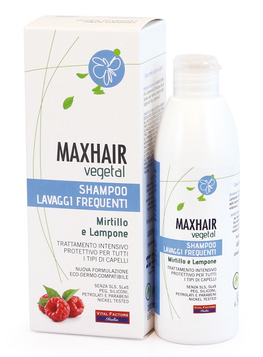MAX HAIR VEGETAL SHAMPOO PER LAVAGGI FREQUENTI 200 ML - farmachicca