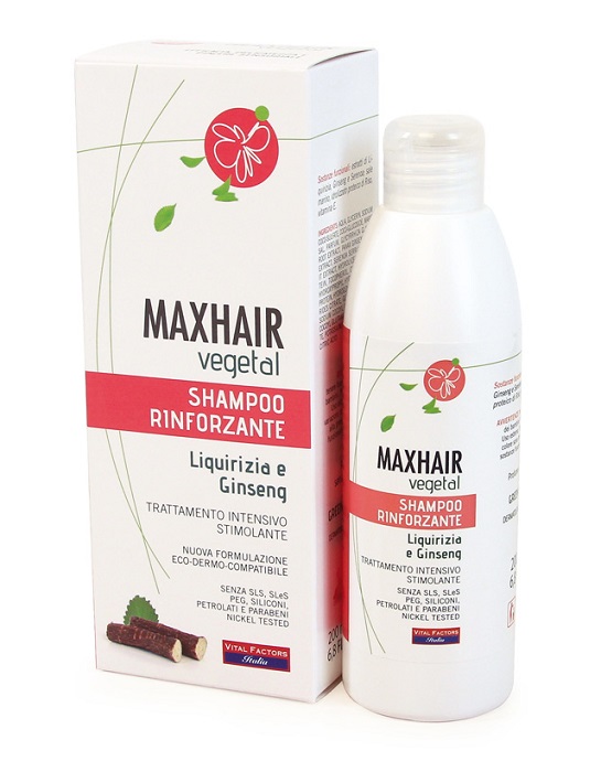 MAX HAIR VEGETAL SHAMPOO RINFORZANTE 200 ML - farmachicca