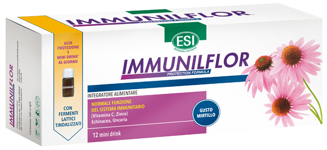 ESI IMMUNILFLOR MINI DRINK 12 FLACONCINI - farmachicca