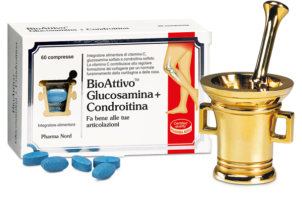 BIOATTIVO GLUCOSAMINA + CONDROITINA 60 COMPRESSE - farmachicca