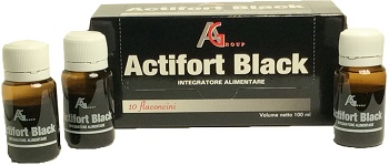 ACTIFORT BLACK 10 FLACONCINI 10 ML - farmachicca