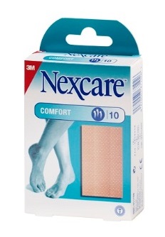 CEROTTO NEXCARE COMFORT IN STRISCIA 6X10CM 10 PEZZI - farmachicca