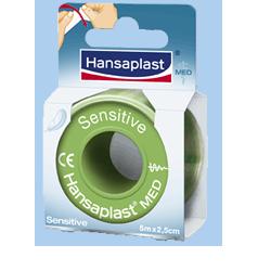 CEROTTO ROCCHETTO HANSAPLAST SENSITIVE 5MX2,50CM 1 PEZZO - farmachicca