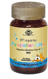 PESCIOLINI DHA 90 PERLE MASTICABILI - farmachicca