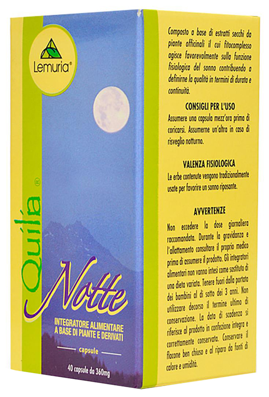 QUILIA NOTTE 40 CAPSULE - farmachicca