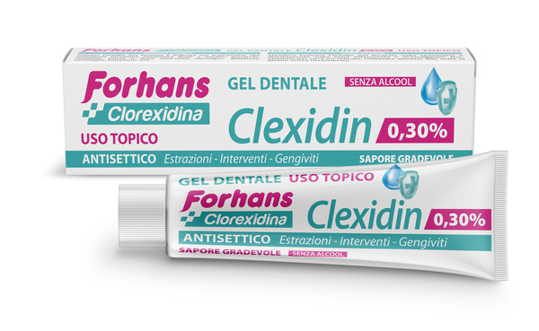 FORHANS CLEXIDIN COLLUTORIO IN GEL ALLA CLOREXIDINA 0,30% 30 - farmachicca