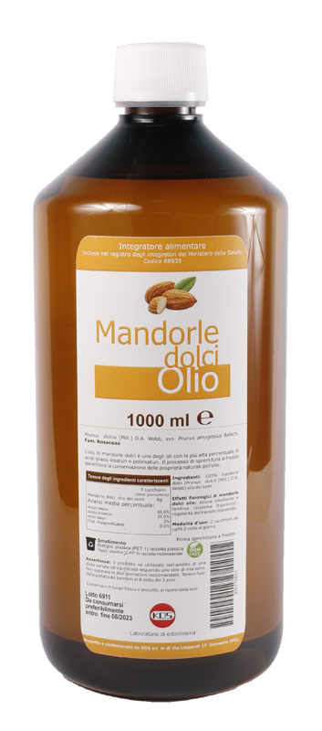 MANDORLE DOLCI OLIO 1000 ML - farmachicca