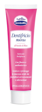 EUPHIDRA AMIDOMIO DENTIFRICIO FRAGOLA 50 ML - farmachicca