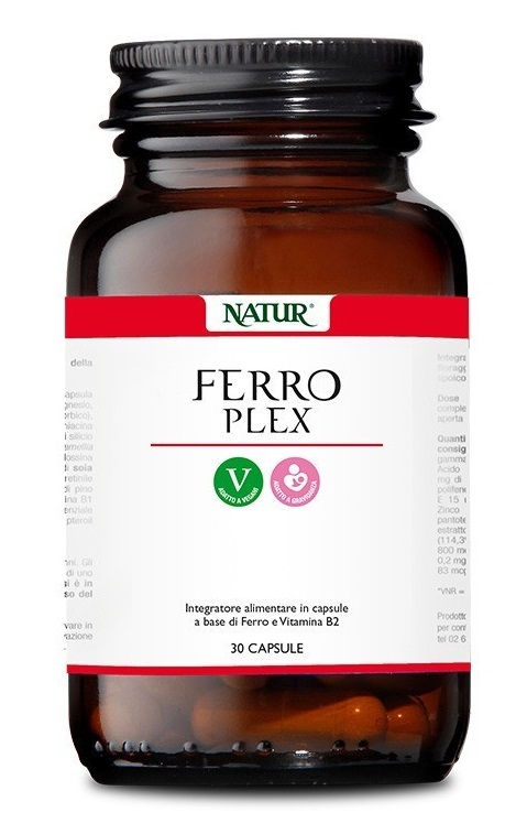 FERRO PLEX 90 CAPSULE VEGETALI 428 MG - farmachicca