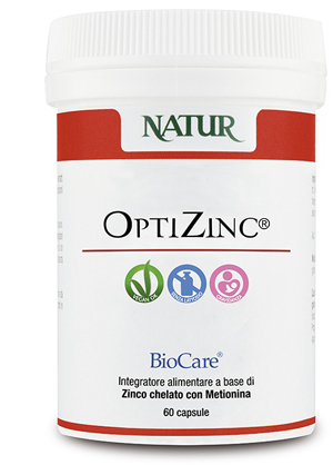 OPTIZINC 60 CAPSULE VEGETALI 379 MG - farmachicca