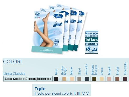 SAUBER COLLANT 140 DENARI MAGLIA MICRORETE BISQUIT 3 LINEA CLASSICA - farmachicca