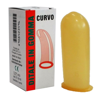DITALE IN GOMMA CURVO 5 - farmachicca