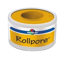 CEROTTO IN ROCCHETTO MASTER-AID ROLLPORE TESSUTO NON TESSUTO 5X5 - farmachicca