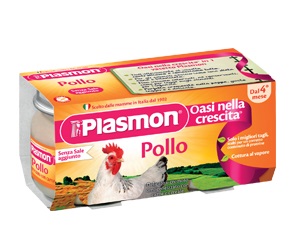 PLASMON OMOGENEIZZATO POLLO 80 G X 2 PEZZI - farmachicca