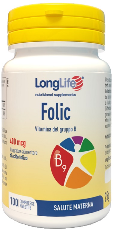 LONGLIFE FOLIC 400 MCG 100 COMPRESSE - farmachicca