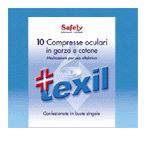 PRONTEX GARZA COMPRESSA OCULARE NON ADESIVA COTONE 10 PEZZI - farmachicca