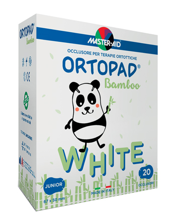 CEROTTO OCULARE PER ORTOTTICA ORTOPAD BIANCO JUNIOR 20 PEZZI - farmachicca