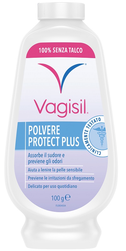 VAGISIL POLVERE PROTECT PLUS IGIENE FEMMINILE 100 G - farmachicca