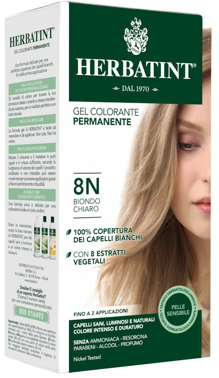 HERBATINT 8N BIONDO CHIARO 150 ML - farmachicca