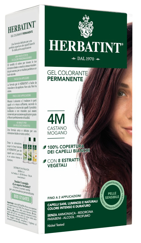 HERBATINT 4M CASTANO MOGANO 150 ML - farmachicca