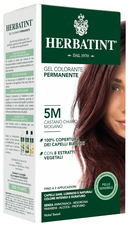 HERBATINT 5M CASTANO CHIARO MOGANO 150 ML - farmachicca
