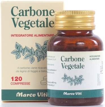 CARBONE VEGETALE 120 COMPRESSE - farmachicca