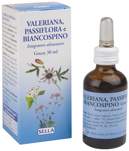 VALERIANA PASSIFLORA BIANCOSPINO - farmachicca