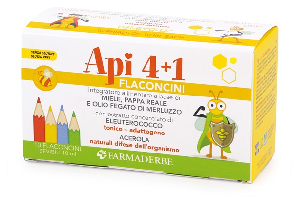 APIQUATTRO + 1 10 FLACONCINI DA 10 ML - farmachicca