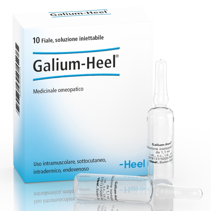 HEEL GALIUM 10 FIALE DA 1,1 ML L'UNA - farmachicca