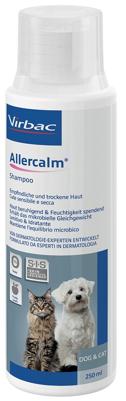 ALLERCALM SHAMPOO CUTE SENSIBILE FLACONE 250 ML - farmachicca