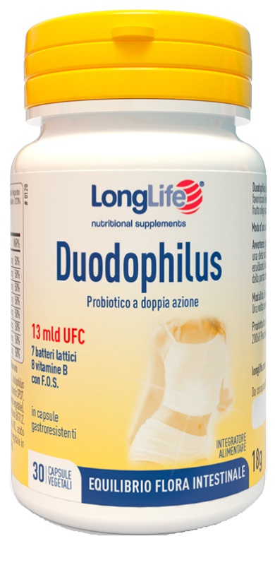LONGLIFE DUODOPHILUS 30 CAPSULE VEGETALI - farmachicca