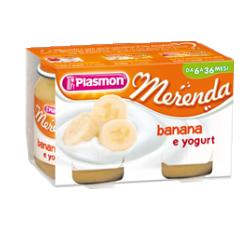 PLASMON OMOGENEIZZATO YOGURT BANANA 120 G X 2 PEZZI - farmachicca