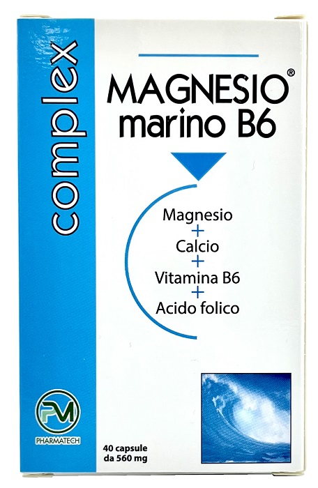 MAGNESIO MARINO B6 40 CAPSULE - farmachicca