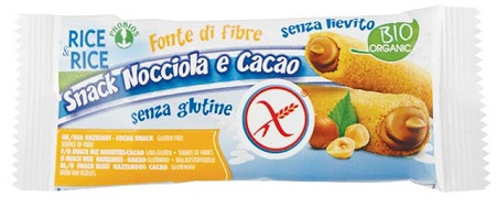 RICE&RICE SNACK DI RISO ALLA NOCCIOLA 25 G SENZA LIEVITO - farmachicca