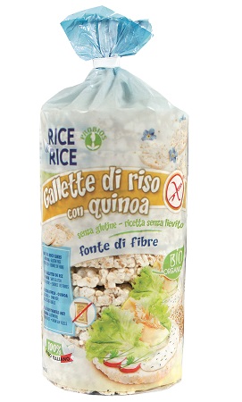 RICE&RICE GALLETTE DI RISO CON QUINOA 100 G SENZA LIEVITO - farmachicca