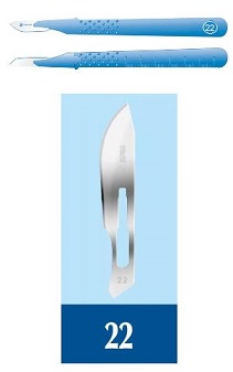 BISTURI PIC MONOUSO STERILE MISURA 22 1 PEZZO - farmachicca