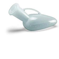 URINALE UOMO IN POLIETILENE BIANCO CON TAPPO - farmachicca