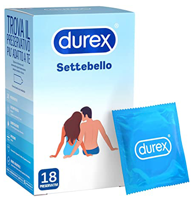 PROFILATTICO DUREX SETTEBELLO CLASSICO 18 PEZZI - farmachicca