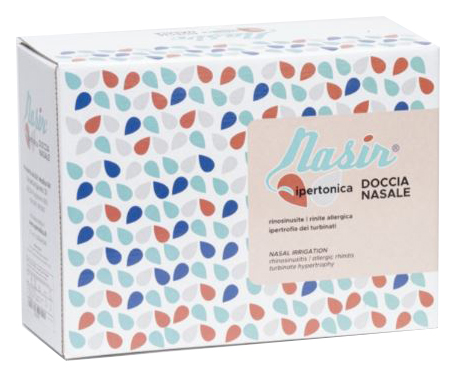 SOLUZIONE FISIOLOGICA IPERTONICA STERILE NASIR 8 SACCHE VERSIONE DA 250ML - farmachicca