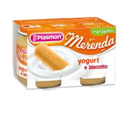 PLASMON OMOGENEIZZATO YOGURT BISCOTTO 120 G X 2 PEZZI - farmachicca