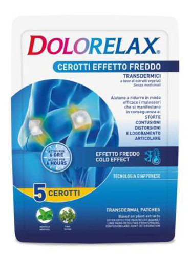 DOLORELAX CEROTTO EFFETTO FREDDO 5 PEZZI - farmachicca