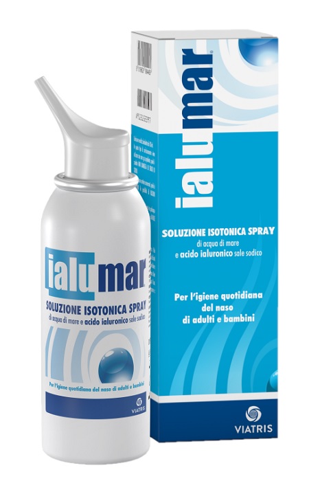 SOLUZIONE ISOTONICA SPRAY DI ACQUA DI MARE ACIDO IALURONICO SALE SODICO PER IGIENE NASO E ORECCHIE CONFEZIONE 100ML - farmachicca