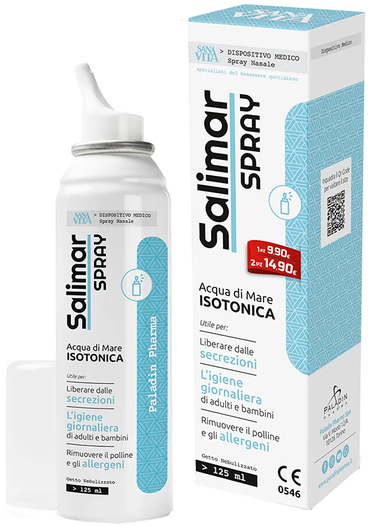 SANAVITA SALIMAR SPRAY NASALE NEW 125 ML - farmachicca