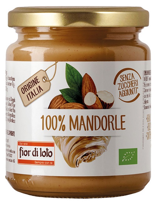 FIOR DI LOTO CREMA 100% DI MANDORLE TOSTATE - farmachicca